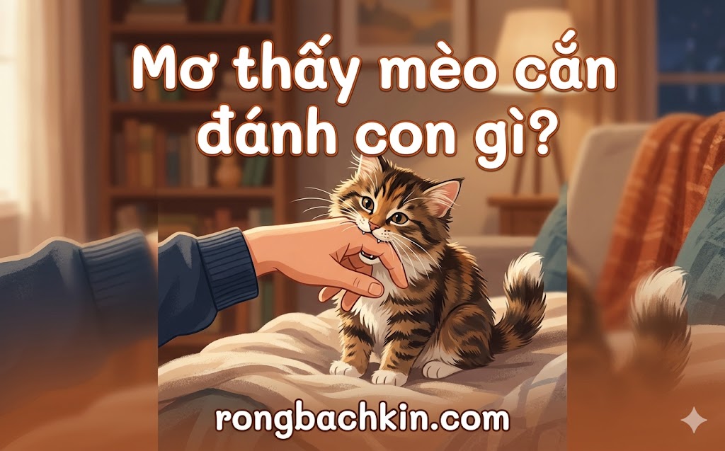 Mơ thấy mèo cắn tay