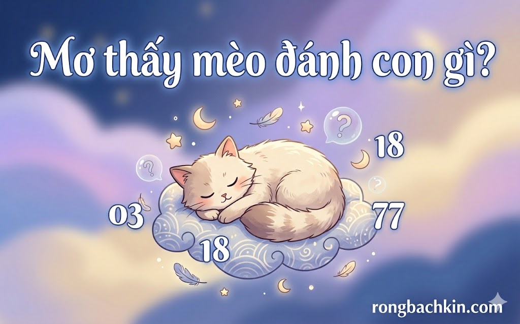 Mơ thấy mèo đánh con gì?