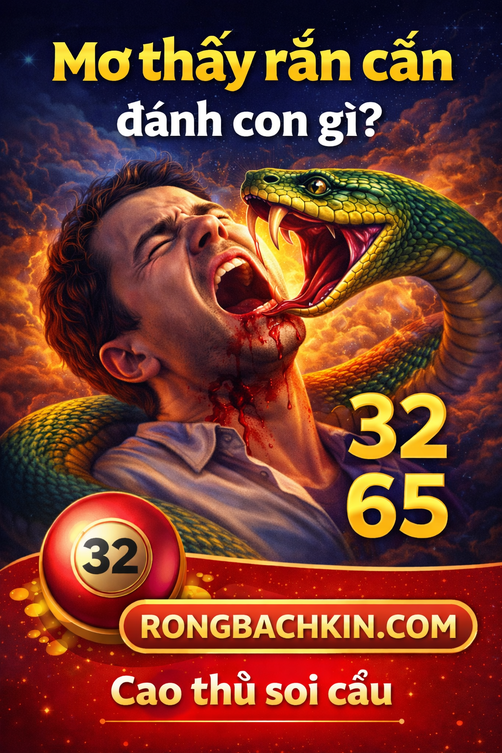 Mơ thấy rắn cắn