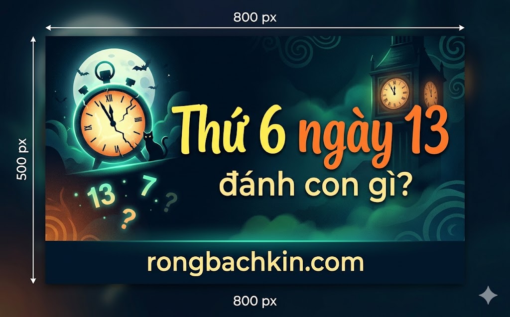 Thứ 6 ngày 13 đánh con gì
